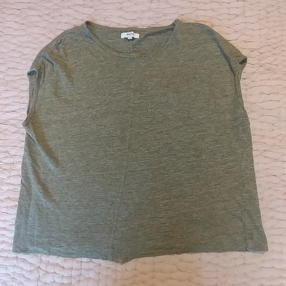 Madewell olive green top